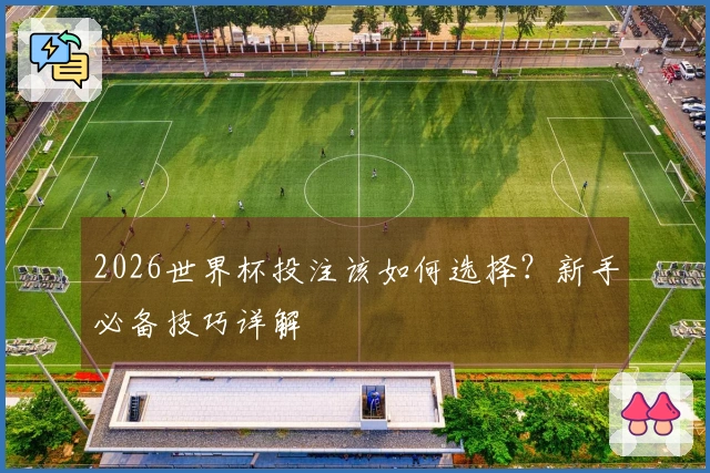 2026世界杯投注该如何选择？新手必备技巧详解