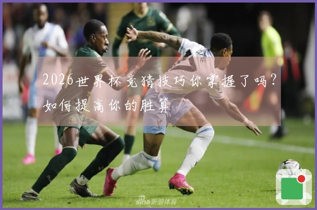 2026世界杯竞猜技巧你掌握了吗？如何提高你的胜算